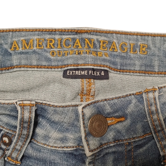 American Eagle Distressed Jeans, Size 29x32, but measures 29x30 - Picture 8 of 12